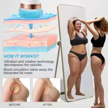 Cellulite Massager Body Slim Sculpting Machine Handheld Electric Massage Gun Skin Tightening For Belly Waist Butt Arms Legs