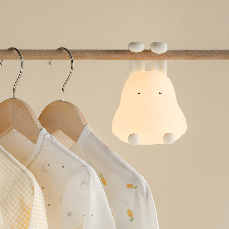 Timed Warm Light Silicone Rabbit Night