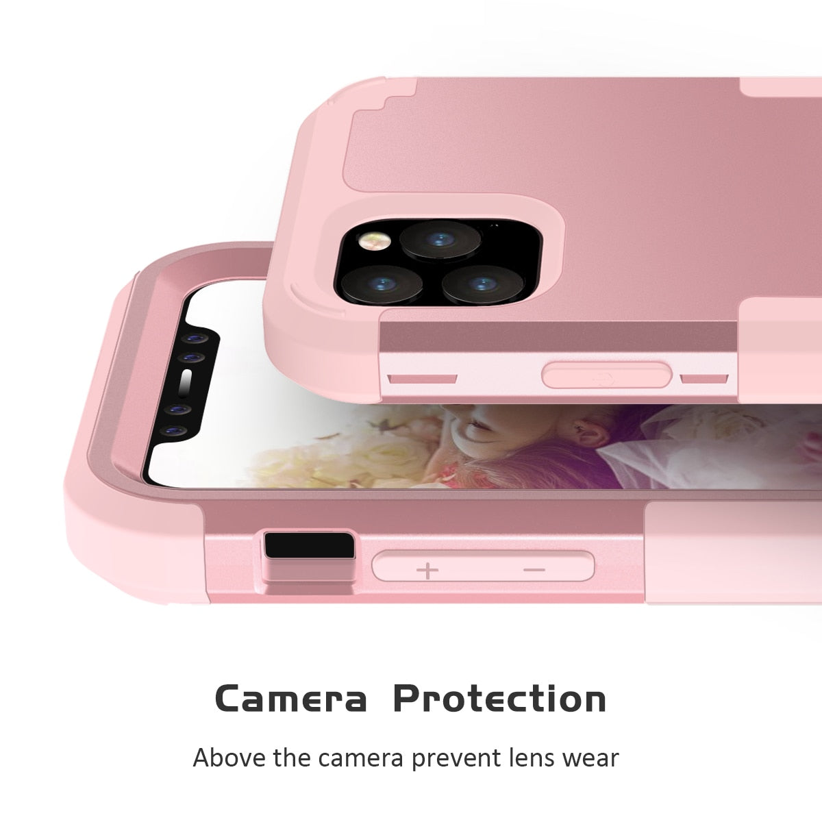 Shockproof Protect Hard Rubber Case