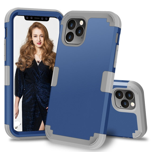 Shockproof Protect Hard Rubber Case