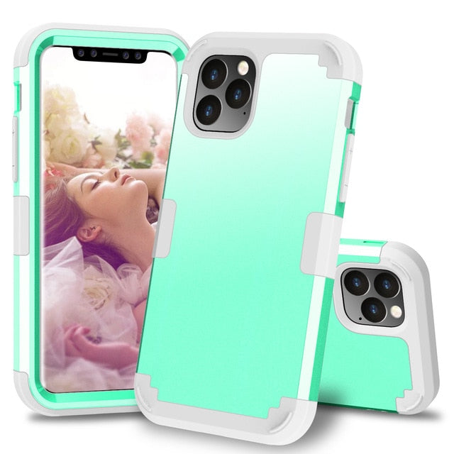 Shockproof Protect Hard Rubber Case
