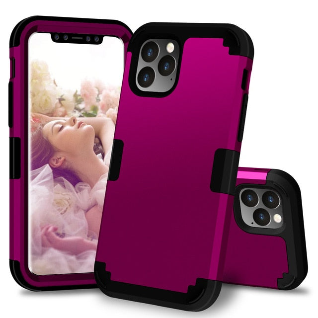 Shockproof Protect Hard Rubber Case