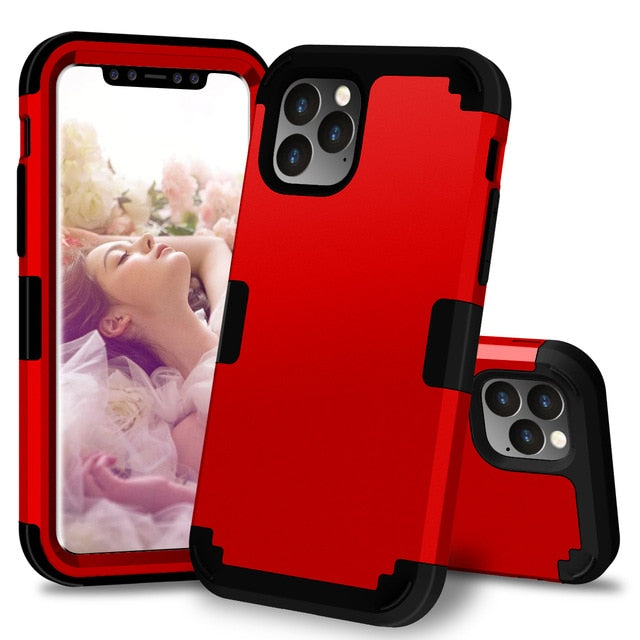 Shockproof Protect Hard Rubber Case