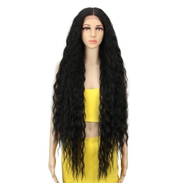 Long Curly Hair Synthetic Lace Wigs
