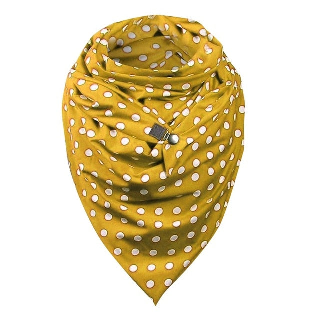 Floral Print Ethnic Scarf Women