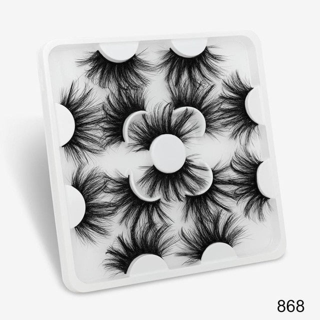 7 Pairs 3D Mink lashes 25mm False