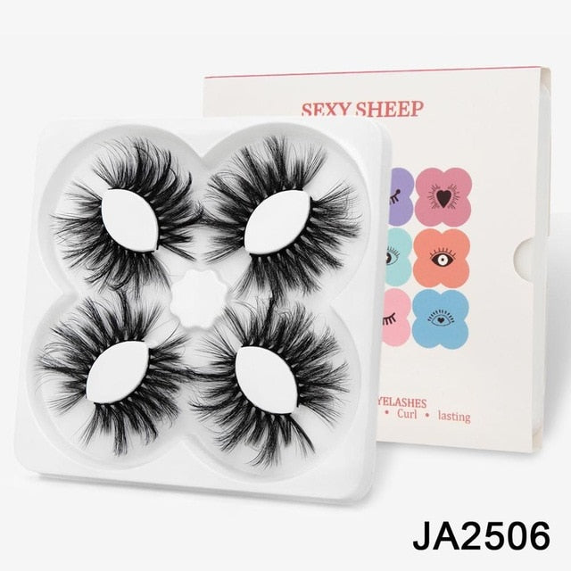 7 Pairs 3D Mink lashes 25mm False
