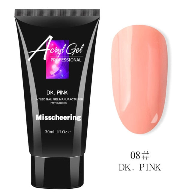 30Ml Nail Acryl Gel Clear Crystal