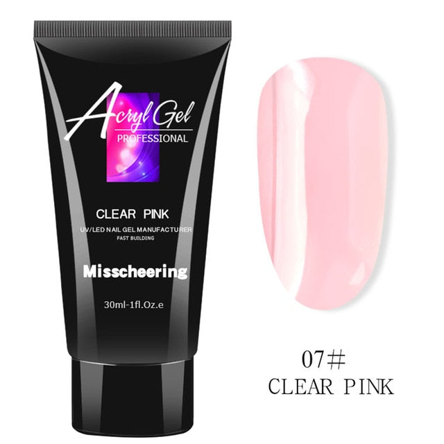 30Ml Nail Acryl Gel Clear Crystal