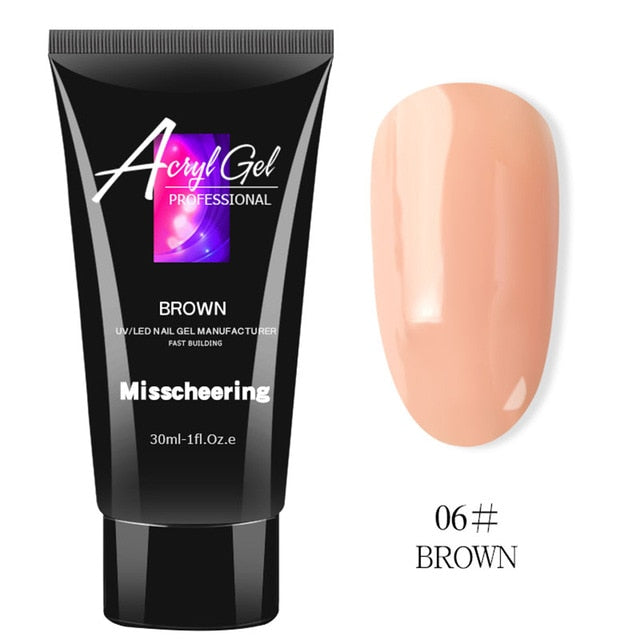 30Ml Nail Acryl Gel Clear Crystal