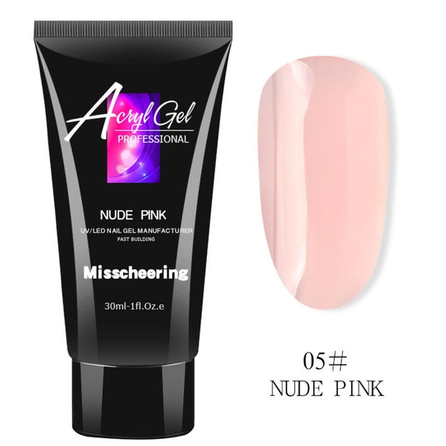 30Ml Nail Acryl Gel Clear Crystal