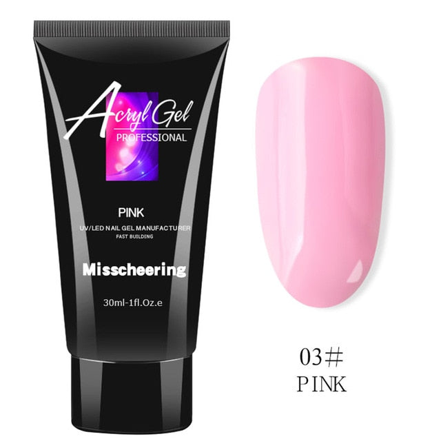 30Ml Nail Acryl Gel Clear Crystal