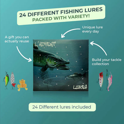 Creative Christmas Fishing Lure Box Advent Calendar 2024 New Arrival Blind Box Christmas Decorations Home Goods