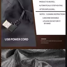 9 Heated Vest Zones Electric Heated Jackets Men Women Sportswear Heated Coat Graphene Heat Coat USB Heating Jacket For Camping