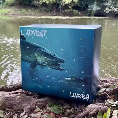 Creative Christmas Fishing Lure Box Advent Calendar 2024 New Arrival Blind Box Christmas Decorations Home Goods