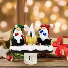 110V-US Halloween Night Light,Plug in Night Light,Santa Claus&Moose Night Light,Halloween Night Light Indoor Decorations