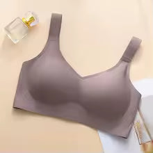 Jelly Support Seamless Bra For Big Breasts, Slim Fit, Push-up Anti-sagging, Wire-free Underwear, Sports Bra, Breathable