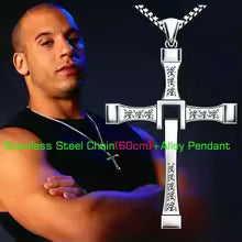 2025 Hot Sale AAAA Cubic Zircon Plated 18K Gold 50cm Length Men Women Cross Necklace Crown Rotatable Hang Jewelry Drop Shipping