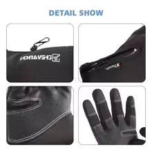 Winter Gloves Waterproof Thermal Touch Screen Thermal Windproof Warm Gloves Cold Weather Running Riding Sports Hiking Ski Gloves