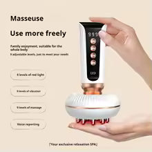 New Electric Portable Full Body Massage Vibration Meridian Massage Brush