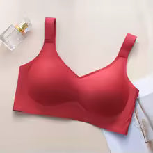 Jelly Support Seamless Bra For Big Breasts, Slim Fit, Push-up Anti-sagging, Wire-free Underwear, Sports Bra, Breathable