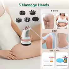 Cellulite Massager Body Slim Sculpting Machine Handheld Electric Massage Gun Skin Tightening For Belly Waist Butt Arms Legs