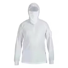 Long Sleeve Fishing Jerseys Quick Drying Sun Protection Fishing Shirt Newest Men's Fishing Clothing Hoodies With Zipper And Mask