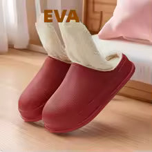 Men's Home Soft Slippers Warm Shoes Indoor and Outdoor Non-slip Thick Bottom Casual Daily Home Cotton Shoes Fashion