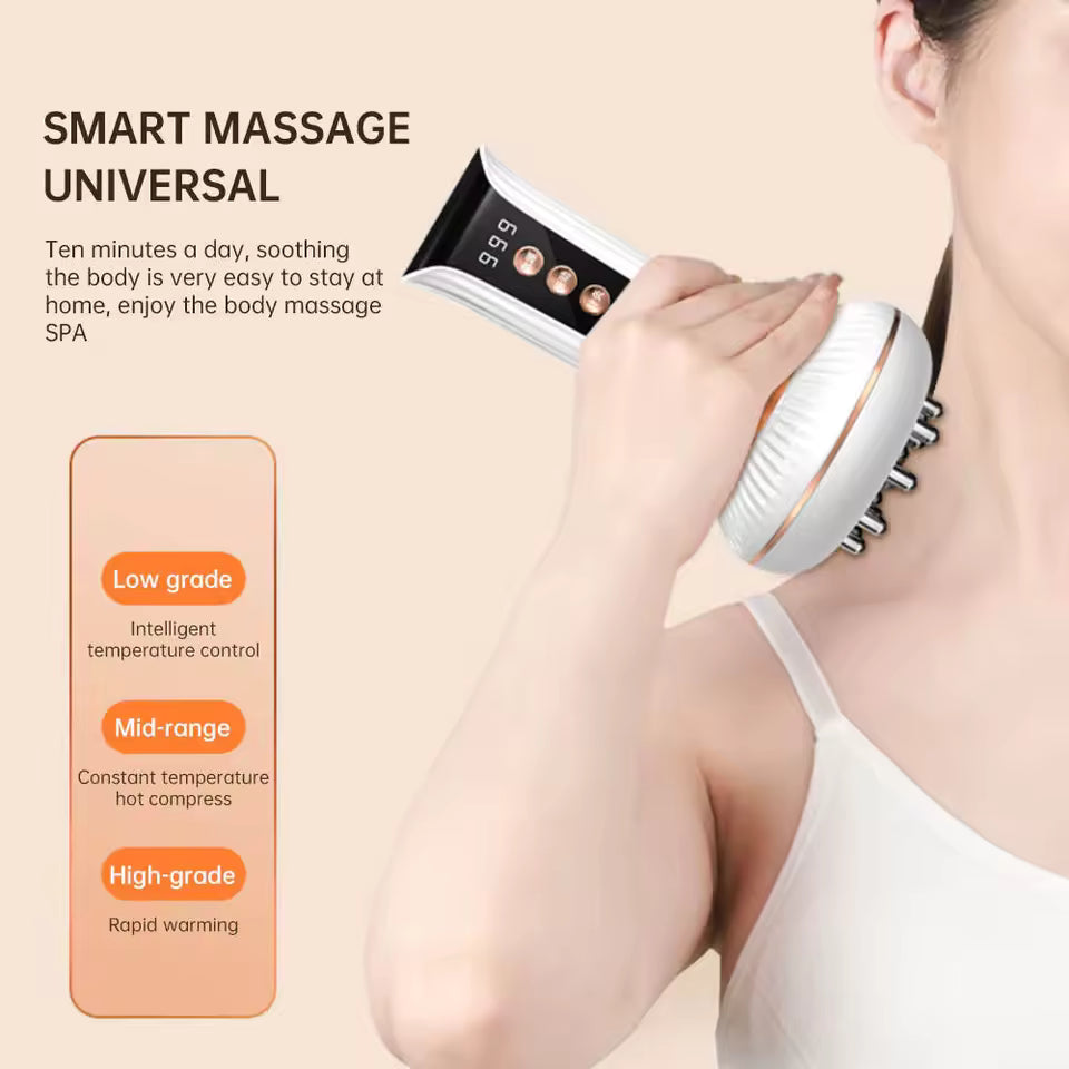 New Electric Portable Full Body Massage Vibration Meridian Massage Brush