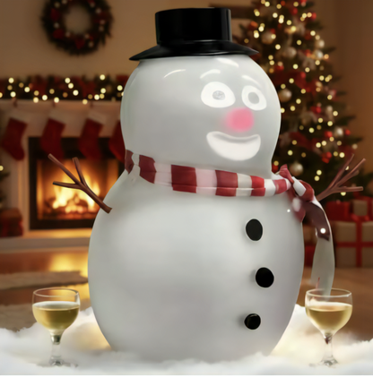 Animated Talking Snowman,Talking Animated Blink Snowman with Built in Projector and Speaker, Interactive Christmas Decoration