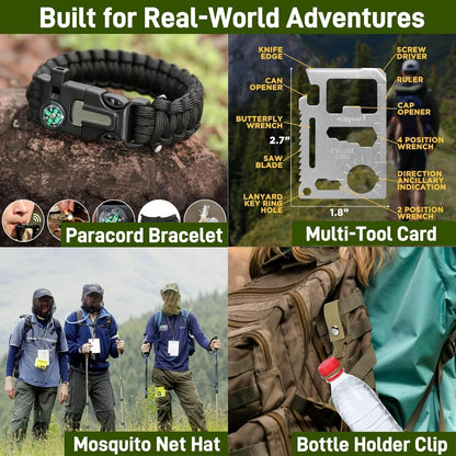 Outdoor Camping Tools Set Christmas Gift Box For Men Christmas Advent Calendar Survival Kits24 Days Advent Countdown Calendar