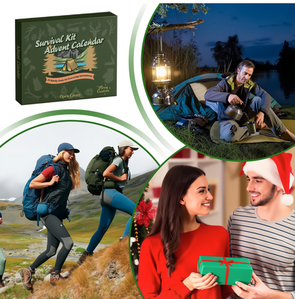 Outdoor Camping Tools Set Christmas Gift Box For Men Christmas Advent Calendar Survival Kits24 Days Advent Countdown Calendar