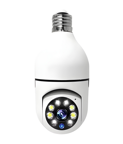 E27 Bulb Surveillance Outdoor Security Camera Automatic Night Vision Color Indoor Motion Detection Focus Zoom WiFi Camera