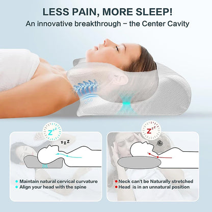Cloud-Relief 2-in-1 Cervical Pillow