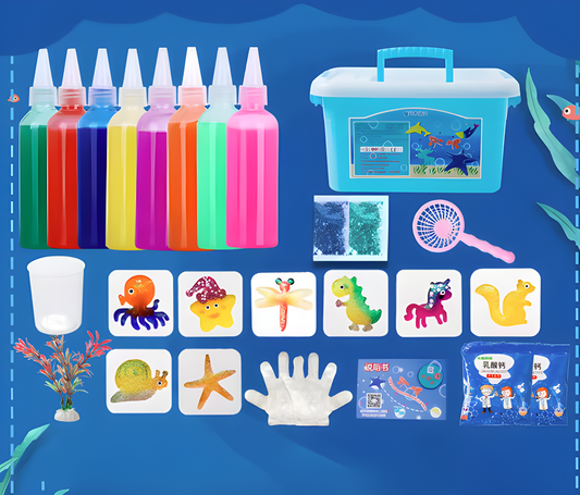 Magic Water Elf Toy Kit Water Fairy Water Gel Kit Handmade Water Toy Birthday Christmas Gifts for Kids Party Favors