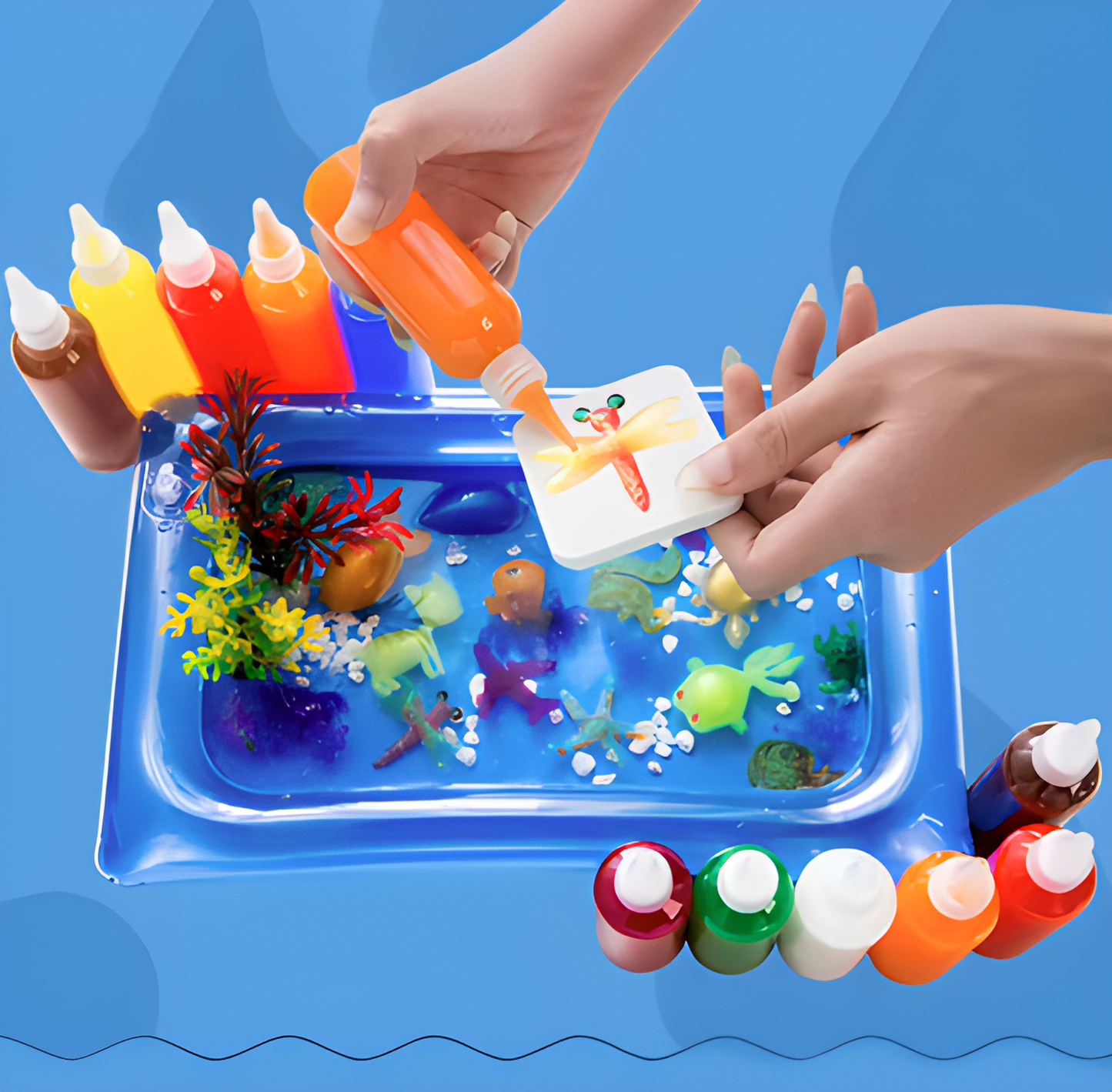 Magic Water Elf Toy Kit Water Fairy Water Gel Kit Handmade Water Toy Birthday Christmas Gifts for Kids Party Favors