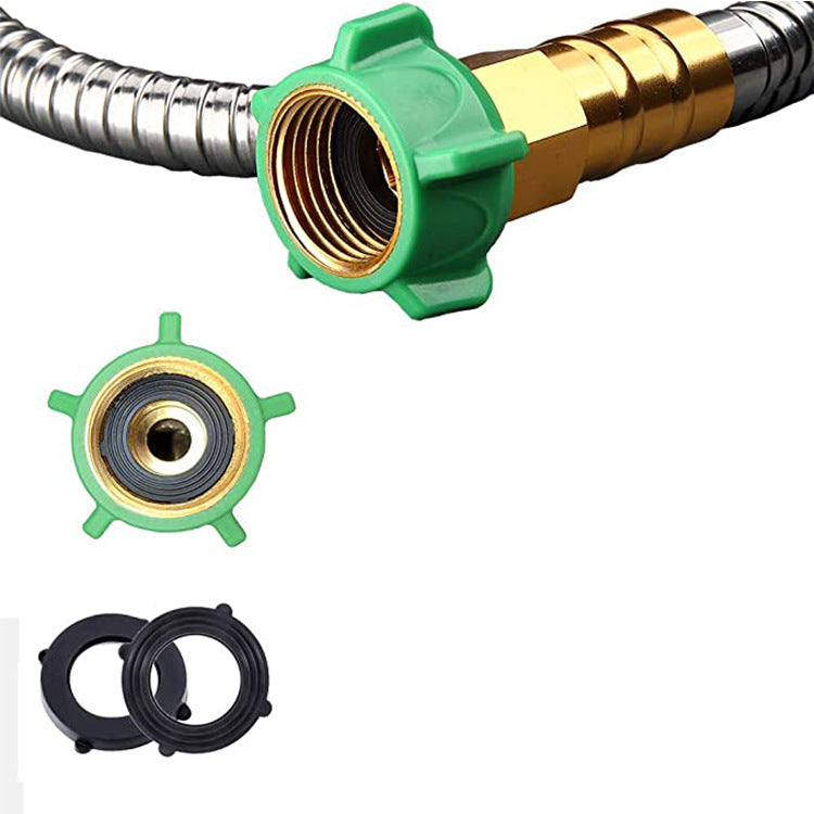 Stainless Steel Garden Hose With Brass Garden