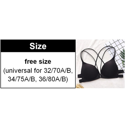 Front Closure Wire Free Fashion Bra