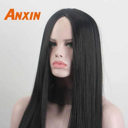26 Inch Long Black Wigs