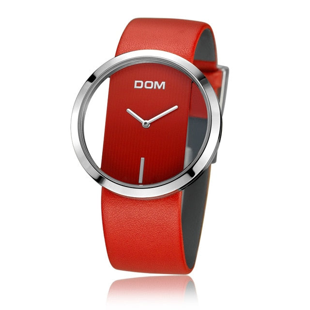 Creative Leather Red Watch