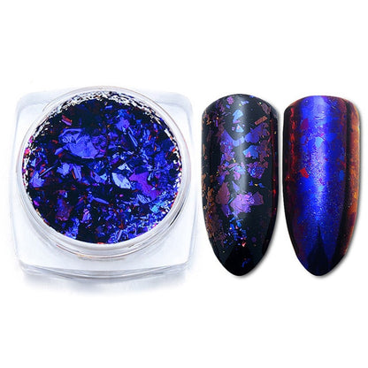 Aluminum Flakes Sequins Nail Glitter Powder