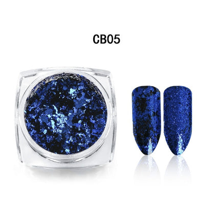 Aluminum Flakes Sequins Nail Glitter Powder
