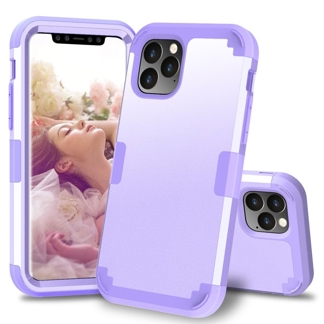 Shockproof Protect Hard Rubber Case