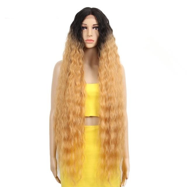 Long Curly Hair Synthetic Lace Wigs
