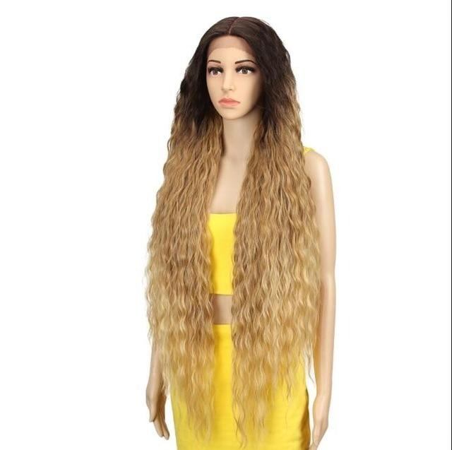Long Curly Hair Synthetic Lace Wigs