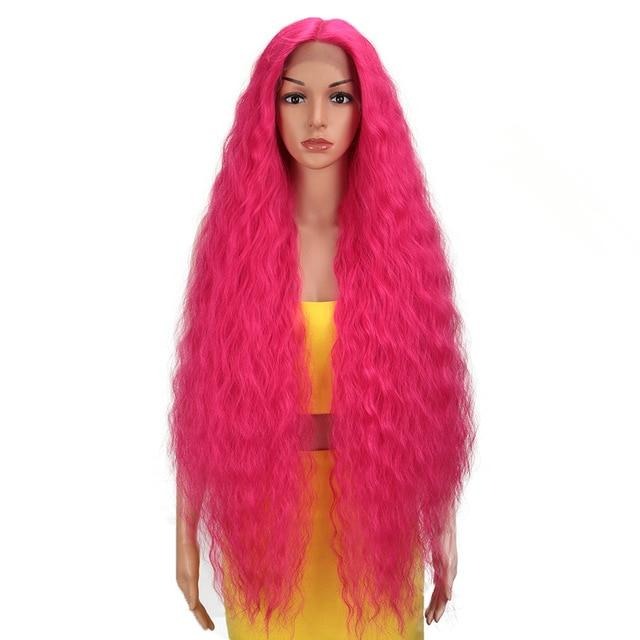 Long Curly Hair Synthetic Lace Wigs