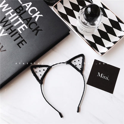 Cat Ears Head Bezel Hairband