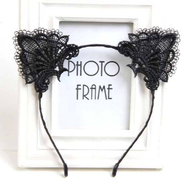 Cat Ears Head Bezel Hairband