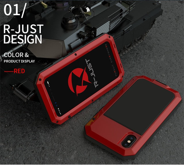 Heavy Duty Metal Aluminum Phone Case