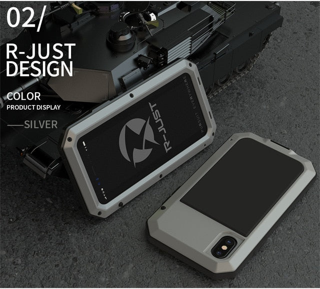 Heavy Duty Metal Aluminum Phone Case